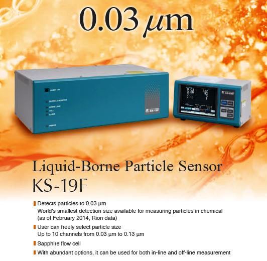 NEW – 0.03um Liquid Particle Counter – KS-19F